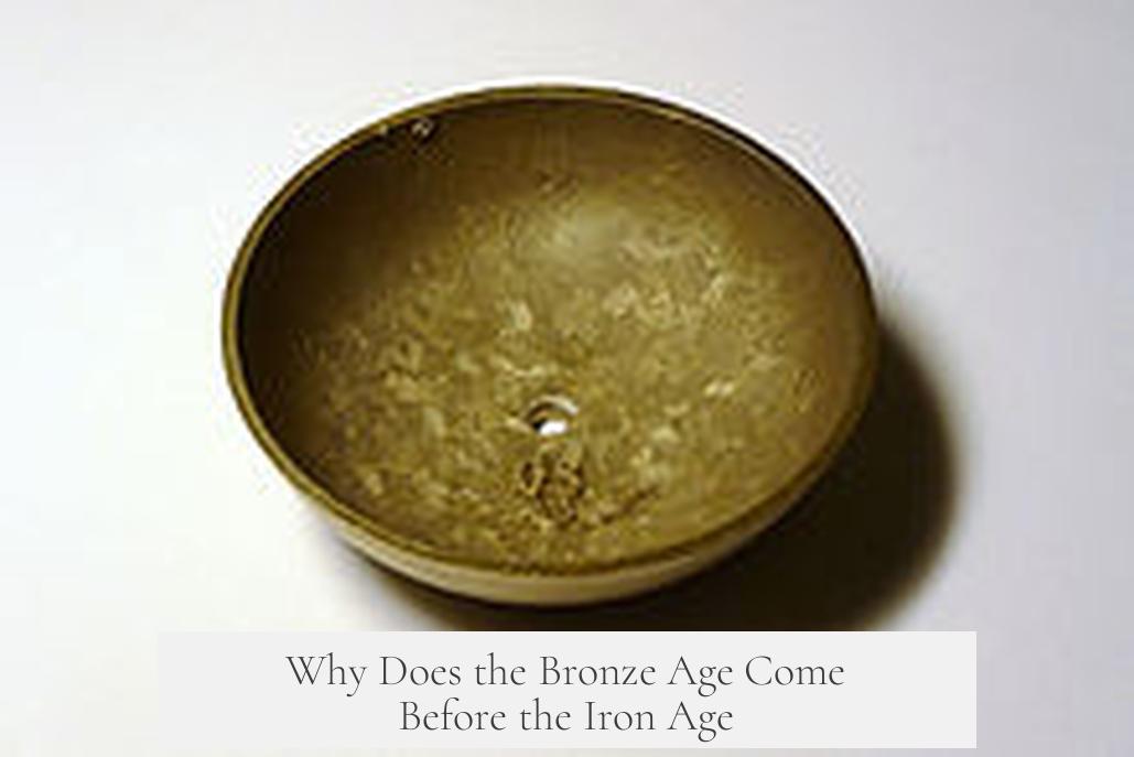 Why Does the Bronze Age Come Before the Iron Age?