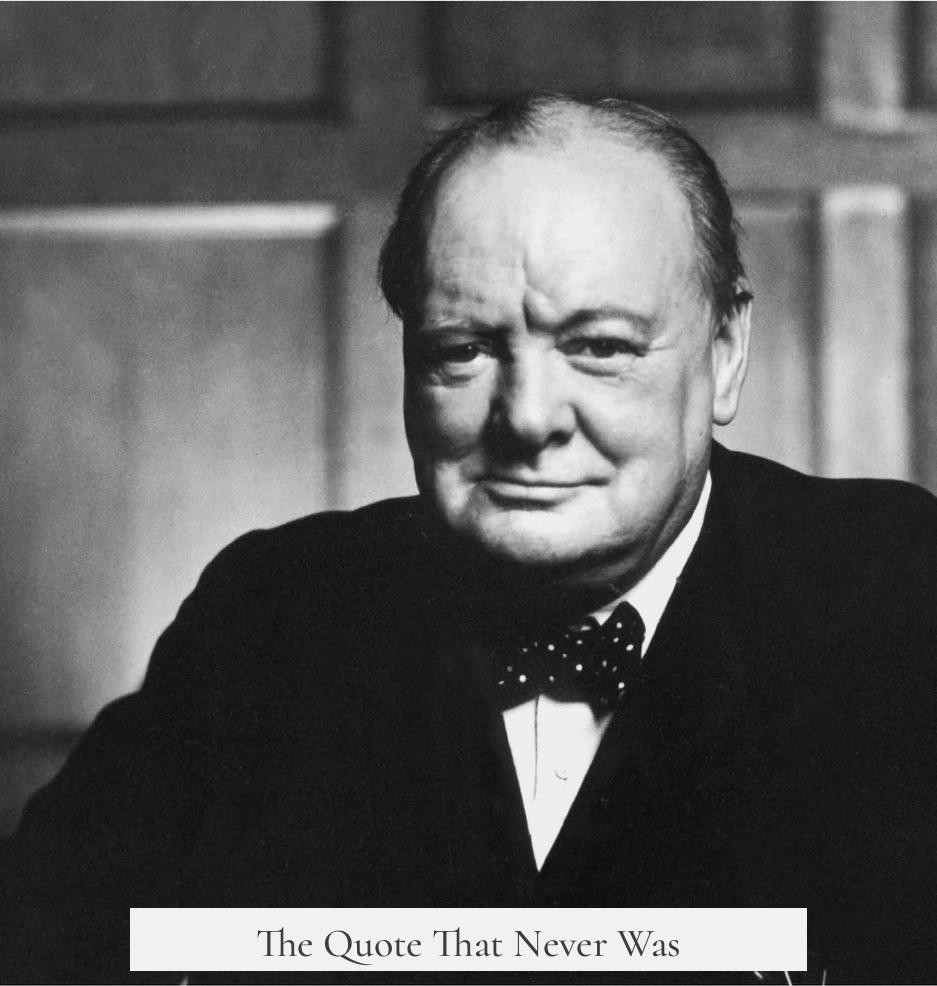 The Quote That Never Was