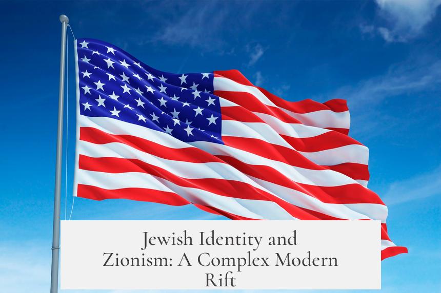 Jewish Identity and Zionism: A Complex Modern Rift