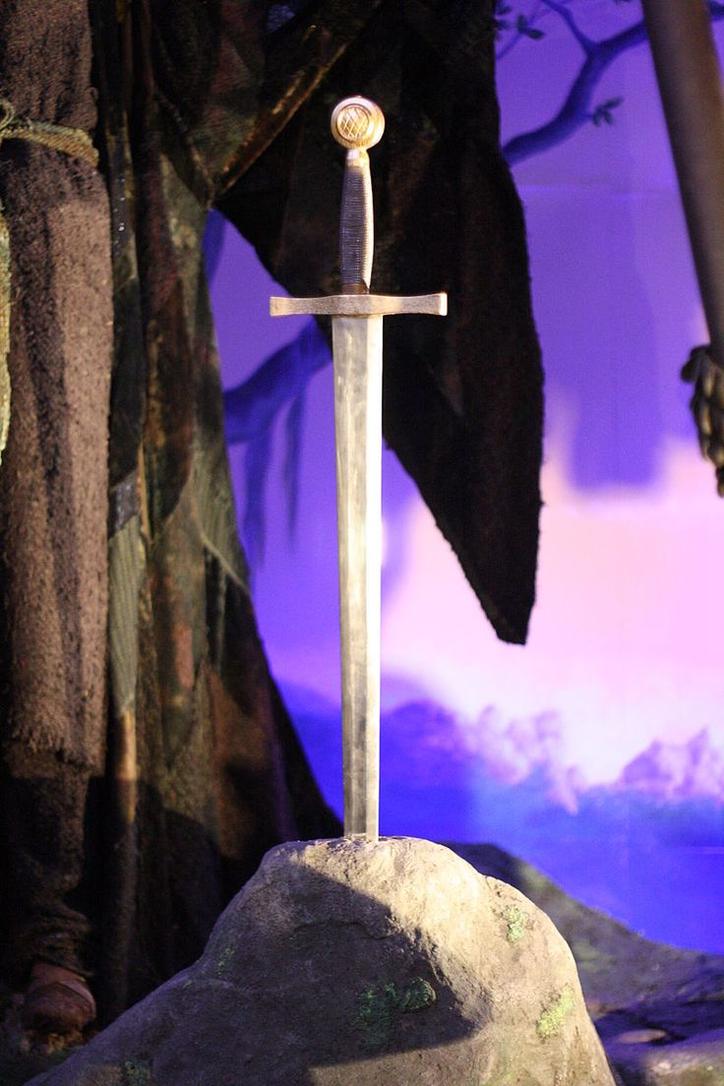 The Lady of the Lake’s sword, Excalibur, is depicted with magical qualities. Its scabbard, in particular, protects Arthur from mortal wounds. The story details intrigue where Queen Morgan le Fay swaps Excalibur’s sword and scabbard to weaken Arthur’s defenses. This element deepens the sword’s mystical significance beyond mere weaponry. Meanwhile, the sword in the stone is described as blindingly shiny, with the power to dazzle enemies, highlighting different magical attributes.