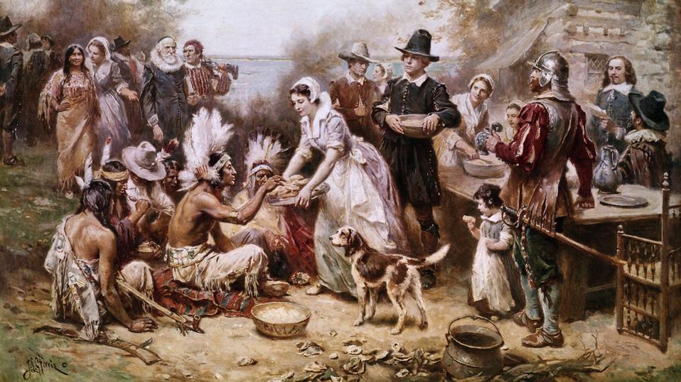 “Indian corn” took a starring role. Unlike the sweet corn we enjoy now, Indian corn was often ground into meal or served boiled. This native grain was a gift from the local Wampanoag, and the Pilgrims quickly adopted it into their meals. It formed a filling carb base at the feast.
