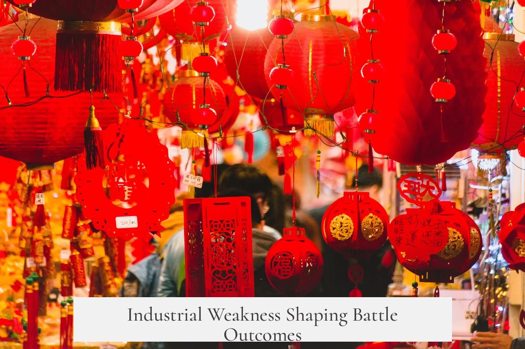 Industrial Weakness Shaping Battle Outcomes