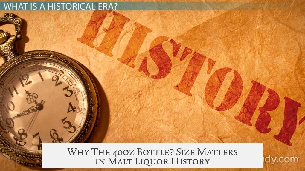 Why The 40oz Bottle? Size Matters in Malt Liquor History