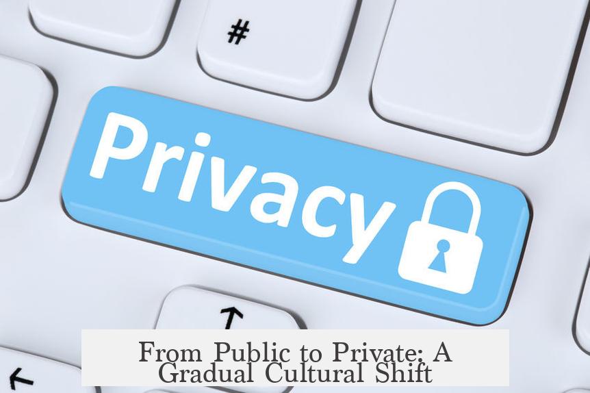 From Public to Private: A Gradual Cultural Shift