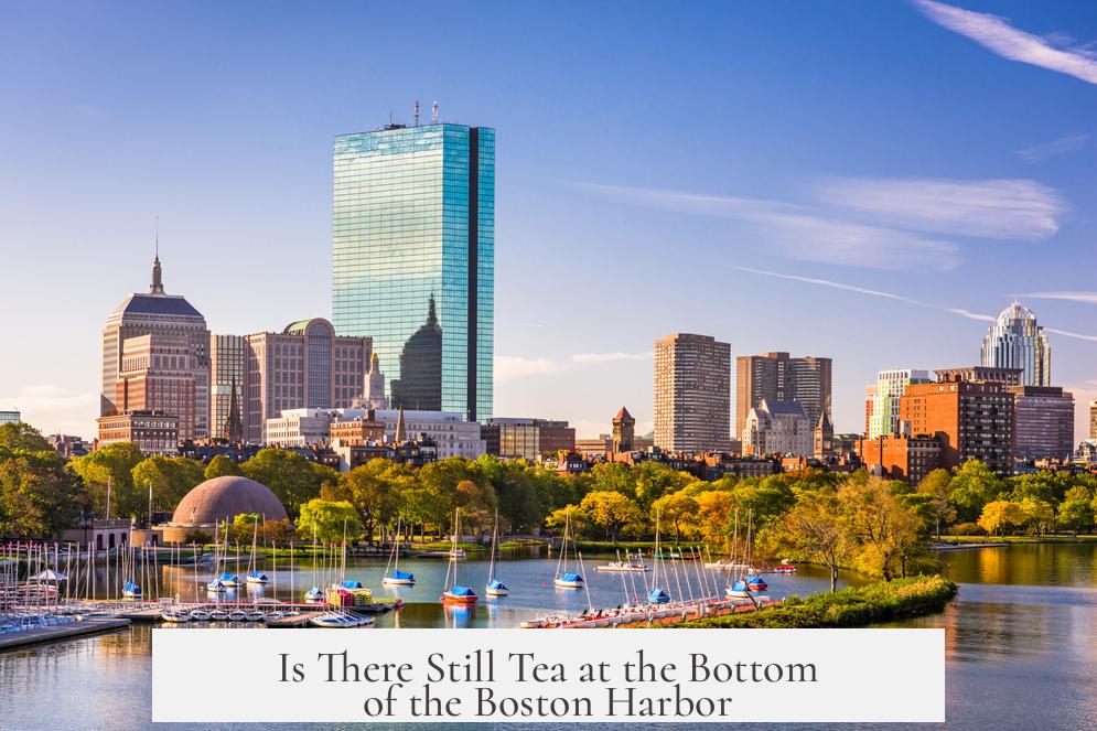 Is There Still Tea at the Bottom of the Boston Harbor?