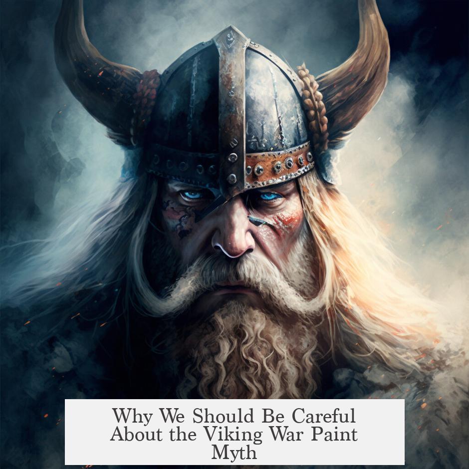 Why We Should Be Careful About the Viking War Paint Myth