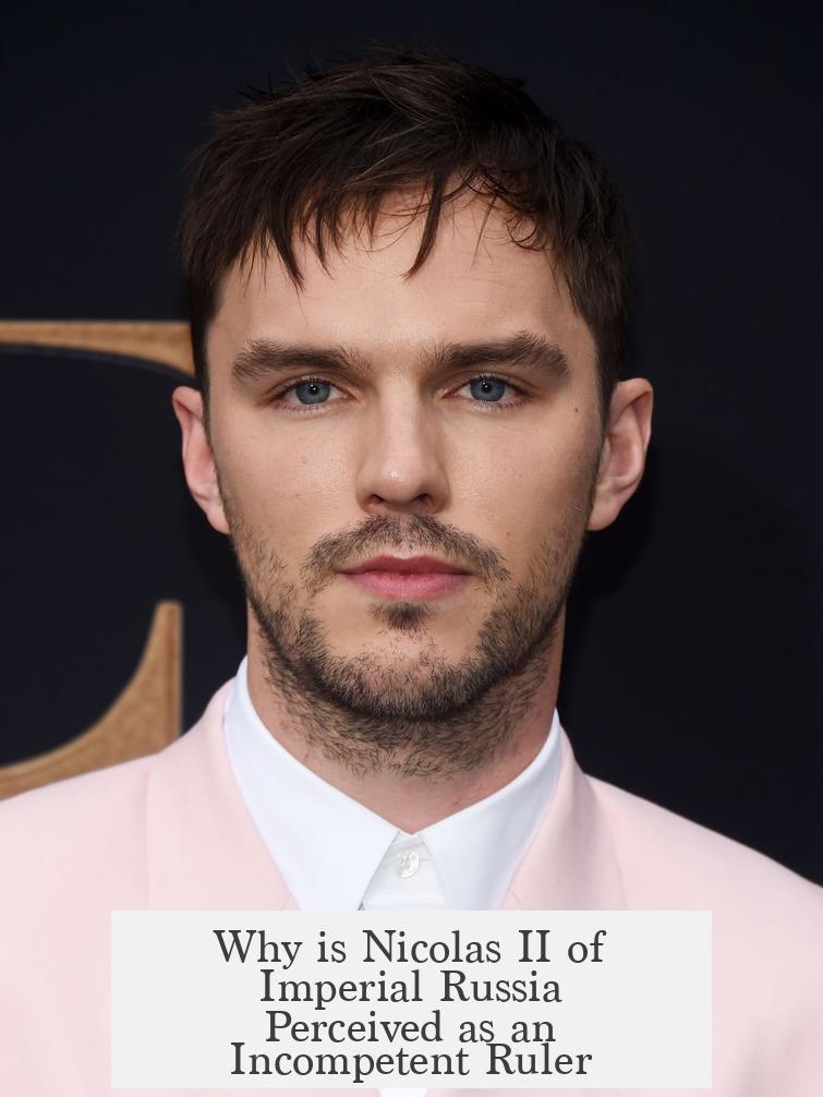 Why is Nicolas II of Imperial Russia Perceived as an Incompetent Ruler?