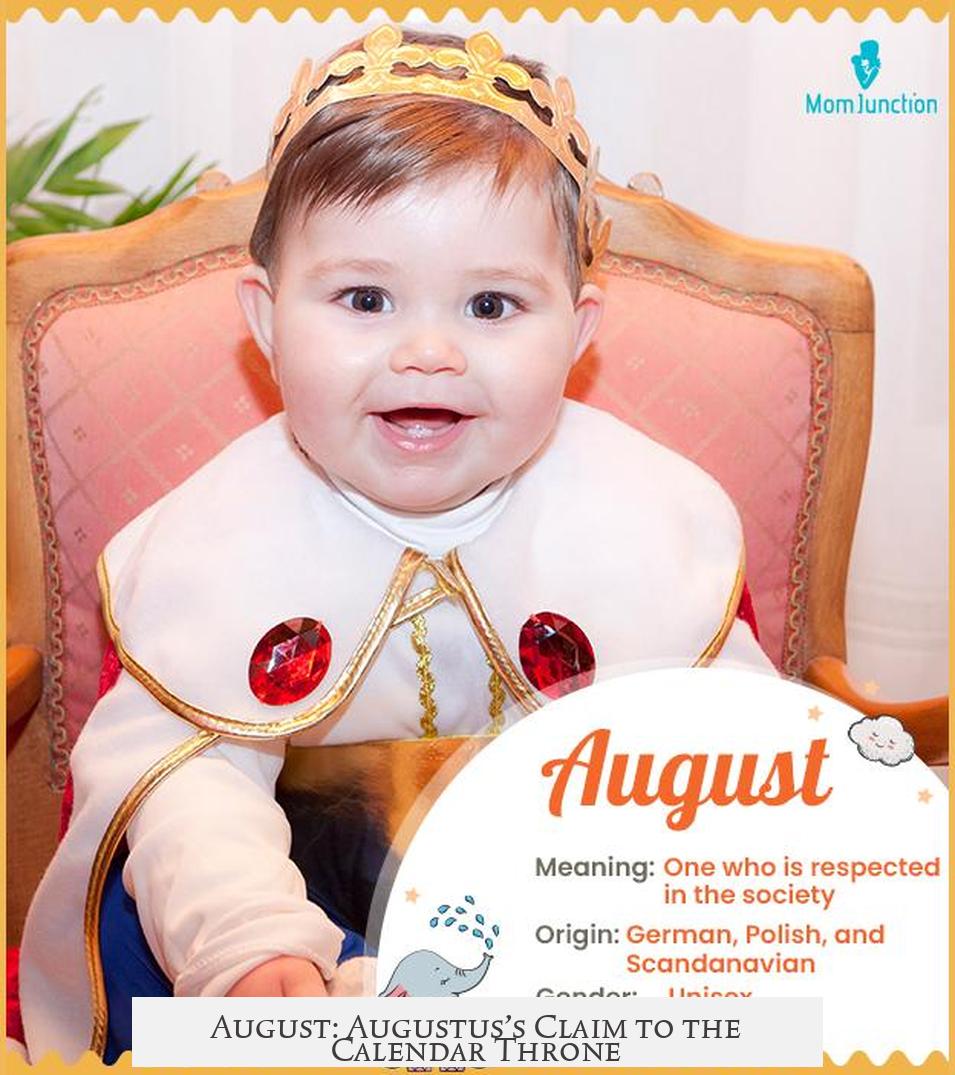 August: Augustus’s Claim to the Calendar Throne