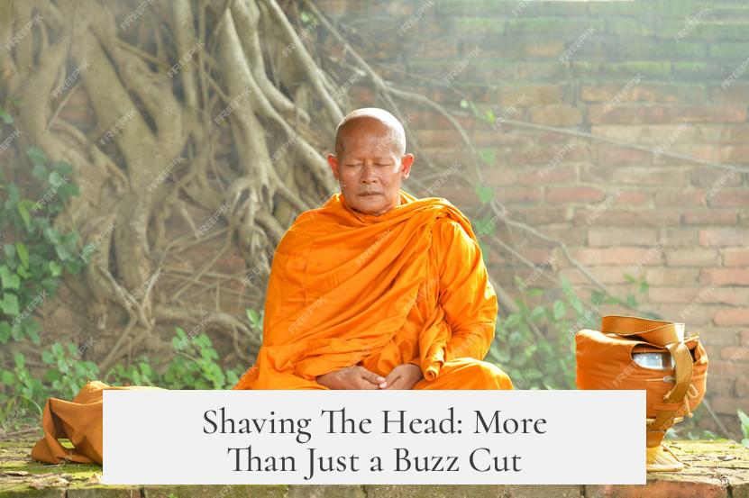 Shaving The Head: More Than Just a Buzz Cut