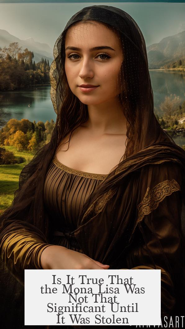Is It True That the Mona Lisa Was Not That Significant Until It Was Stolen?