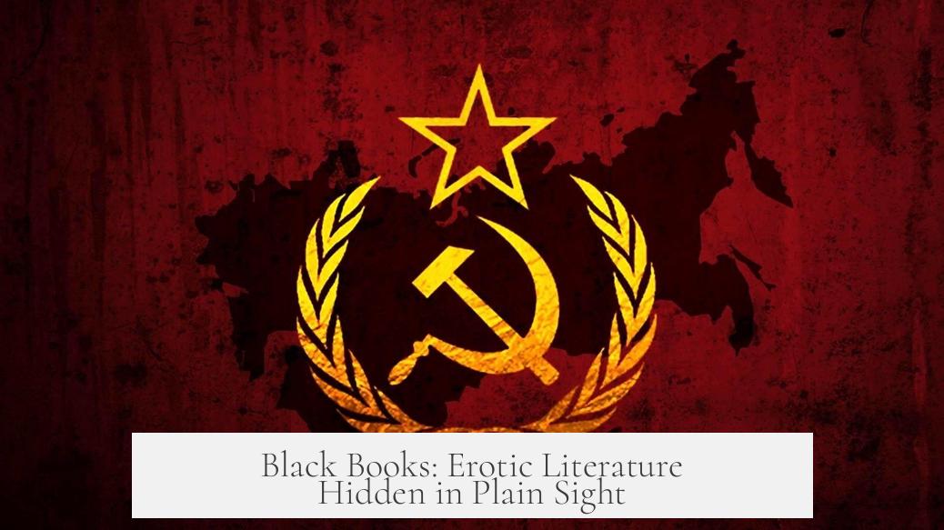 Black Books: Erotic Literature Hidden in Plain Sight
