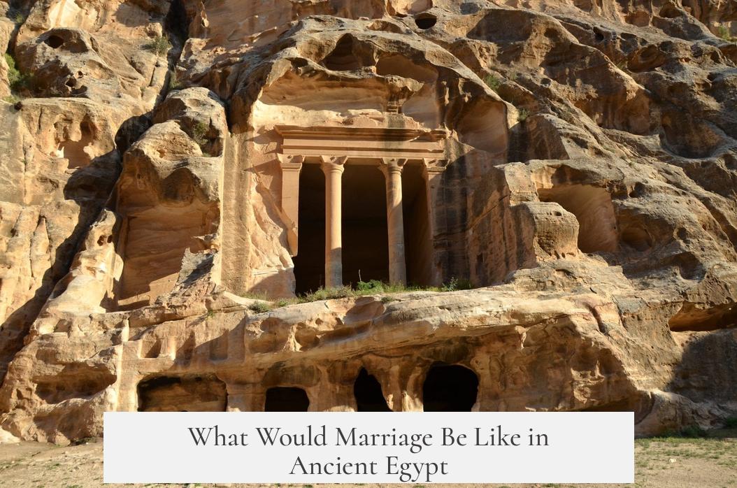 What Would Marriage Be Like in Ancient Egypt?