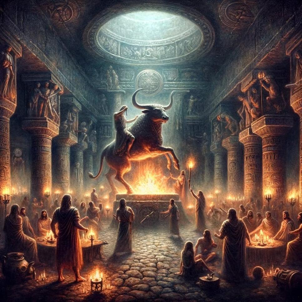 Given this social mix, Mithraism operated a bit like a trade guild or a fraternity, with ceremonies and rites designed to bond its members. It didn’t clash with the mainstream polytheistic Roman religion. You could be a Mithraist, worship Jupiter at the civic temple, and belong to other mystery cults—all at once—no conflicts.