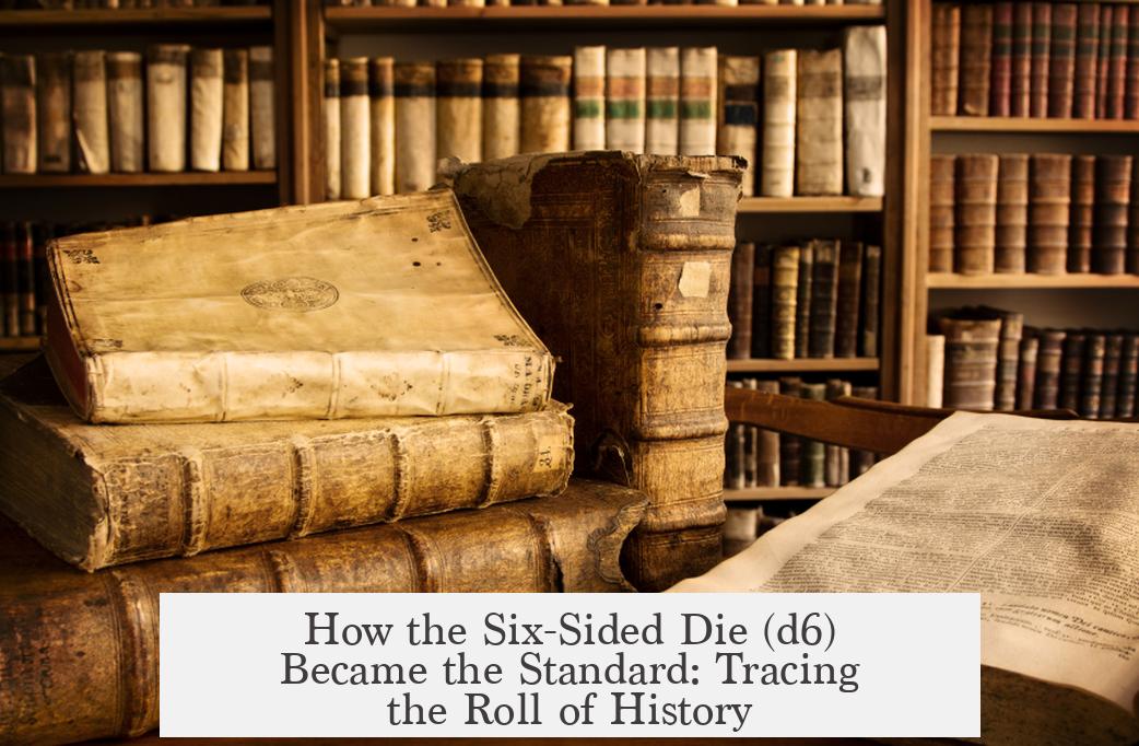 How the Six-Sided Die (d6) Became the Standard: Tracing the Roll of History