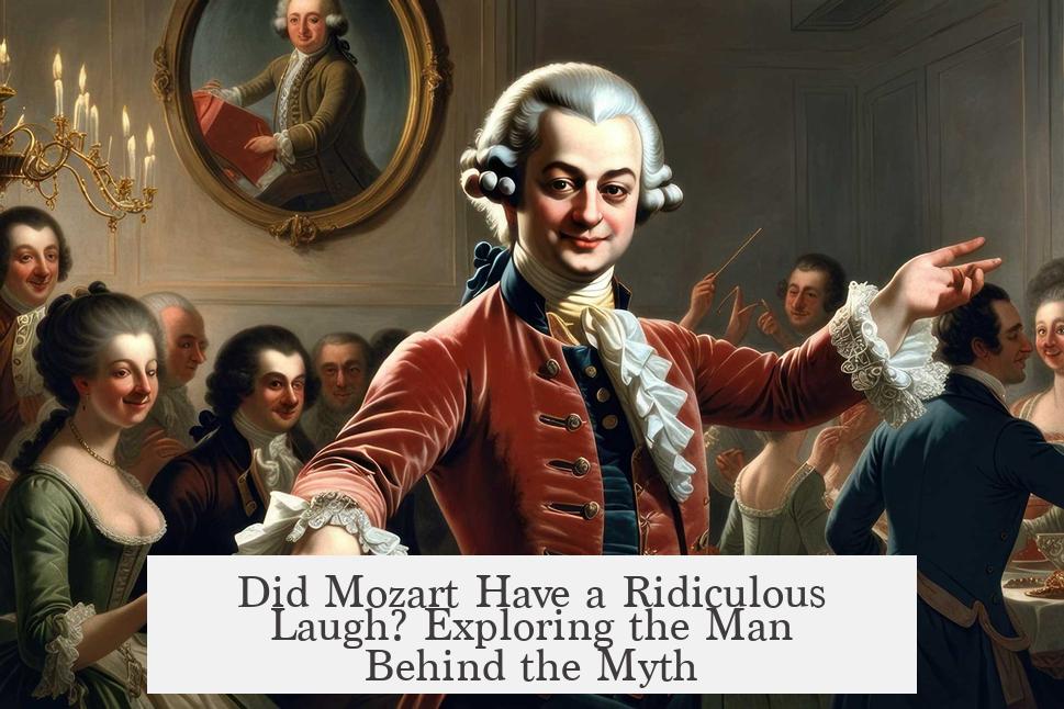 Did Mozart Have a Ridiculous Laugh? Exploring the Man Behind the Myth