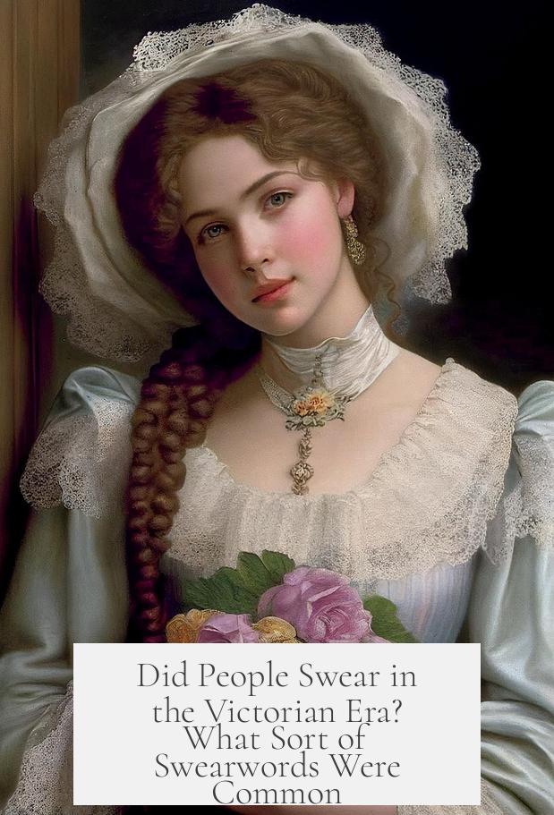Did People Swear in the Victorian Era? What Sort of Swearwords Were Common?