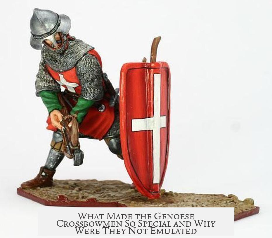 What Made the Genoese Crossbowmen So Special and Why Were They Not Emulated?