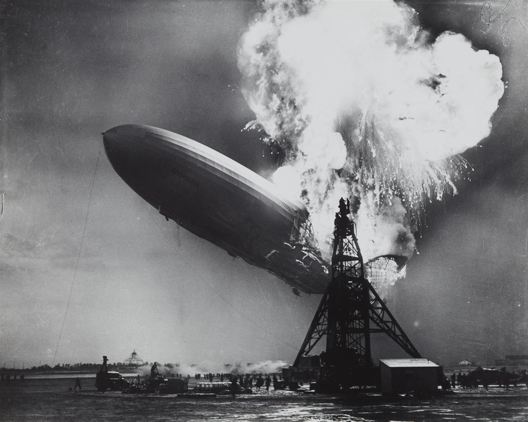 Historical evidence highlights that the Hindenburg survived numerous lightning strikes without catching fire. Lightning even burned holes in the fabric cover but failed to ignite the hydrogen within. This shows that the mere presence of hydrogen gas does not guarantee a fire unless a significant leak occurs and a spark coincides in time and space with the leaking gas.