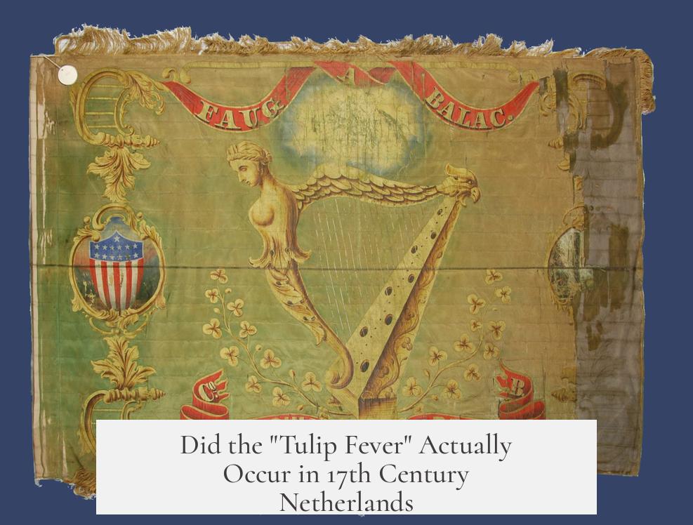 Did the "Tulip Fever" Actually Occur in 17th Century Netherlands?