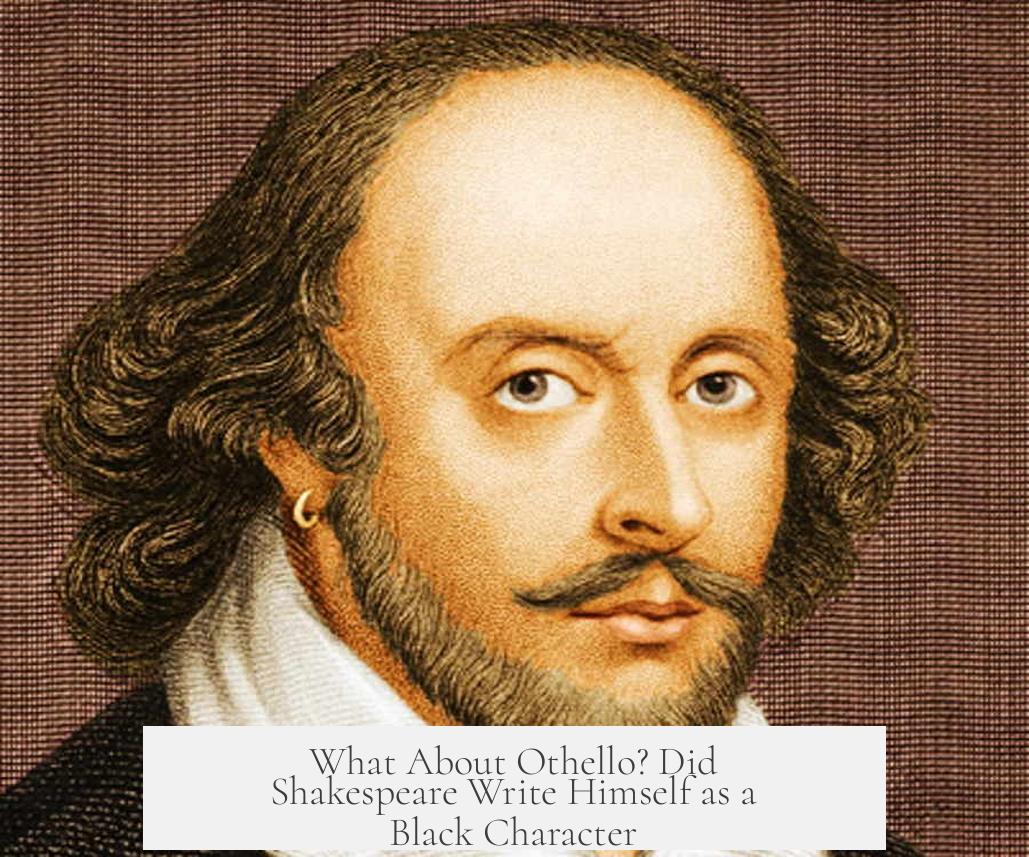 What About Othello? Did Shakespeare Write Himself as a Black Character?