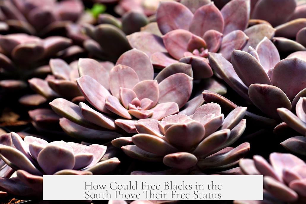 How Could Free Blacks in the South Prove Their Free Status?