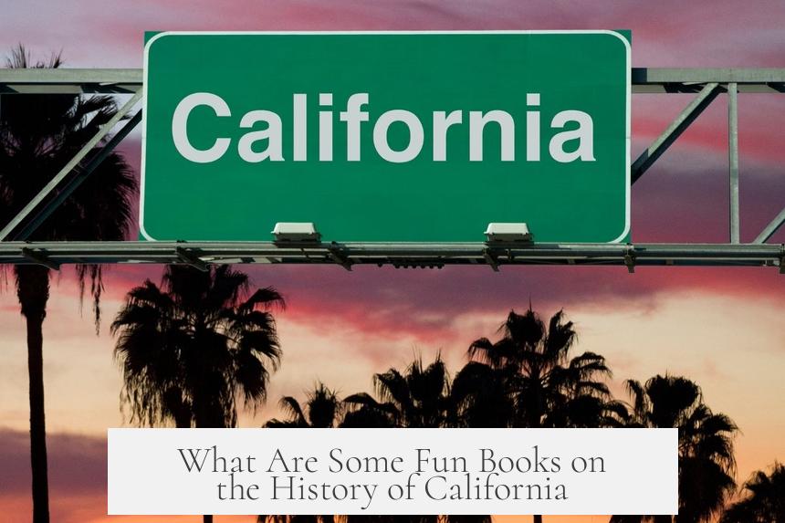 What Are Some Fun Books on the History of California?