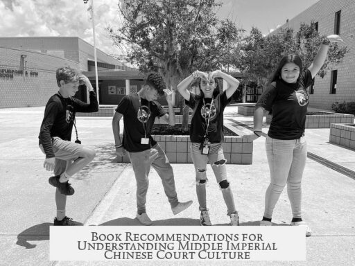 Book Recommendations for Understanding Middle Imperial Chinese Court Culture
