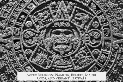Aztec Religion: Naming, Beliefs, Major Gods, and Vibrant Festivals
