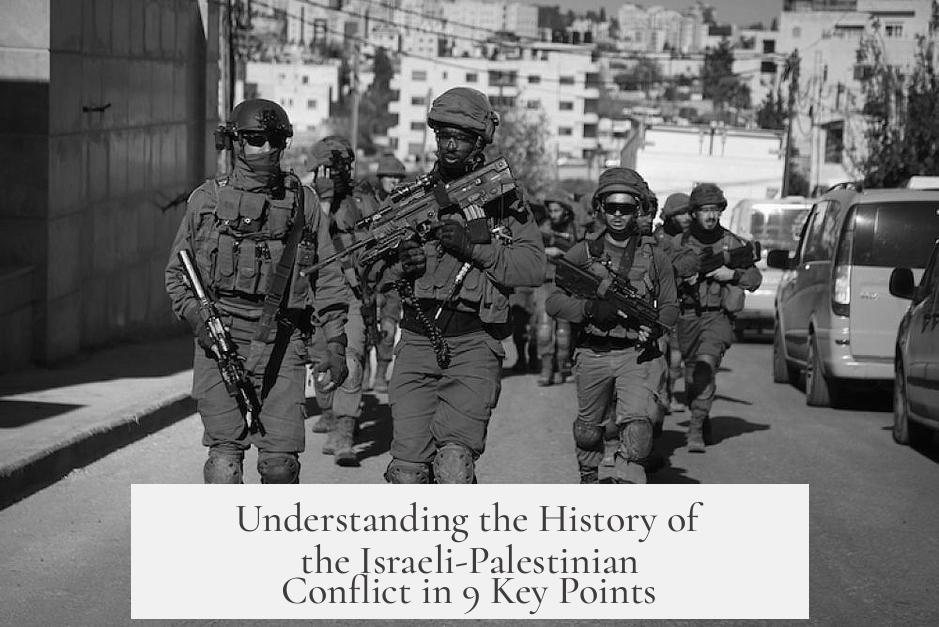 Understanding the History of the Israeli-Palestinian Conflict in 9 Key Points