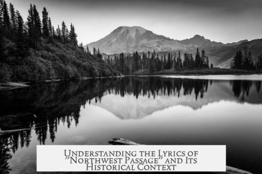 Understanding the Lyrics of "Northwest Passage" and Its Historical Context