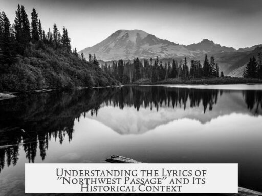 Understanding the Lyrics of "Northwest Passage" and Its Historical Context
