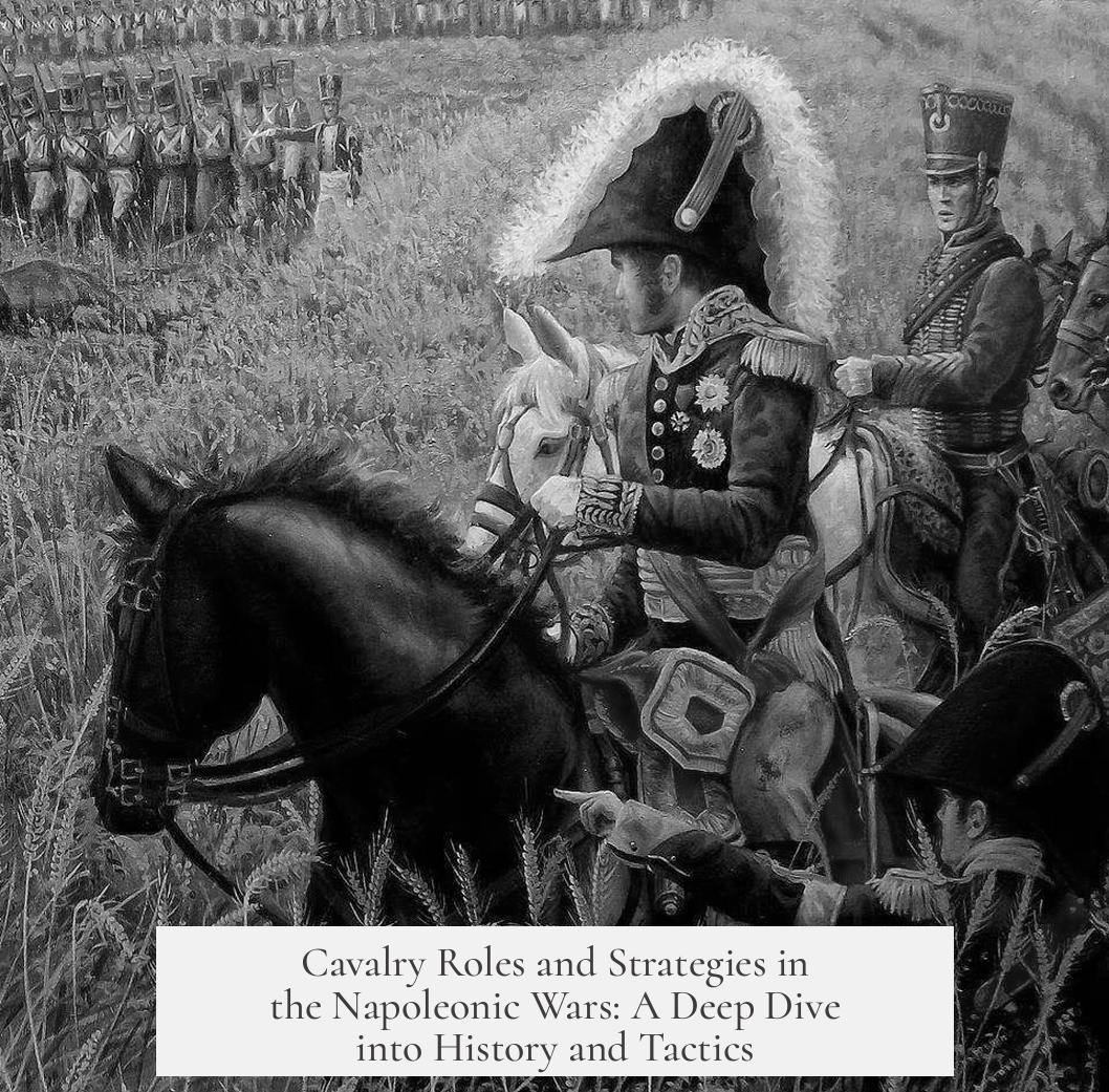 Cavalry Roles and Strategies in the Napoleonic Wars: A Deep Dive into History and Tactics