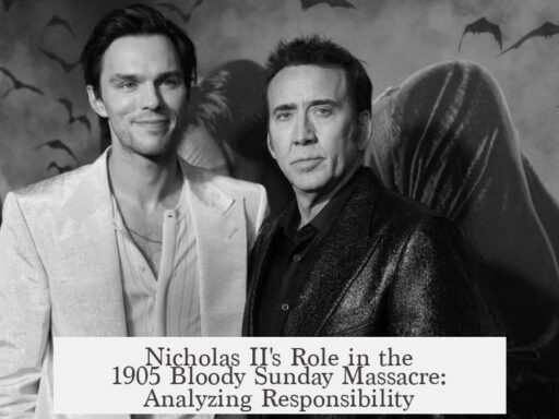 Nicholas II's Role in the 1905 Bloody Sunday Massacre: Analyzing Responsibility