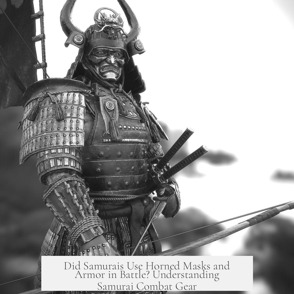 Did Samurais Use Horned Masks and Armor in Battle? Understanding Samurai Combat Gear