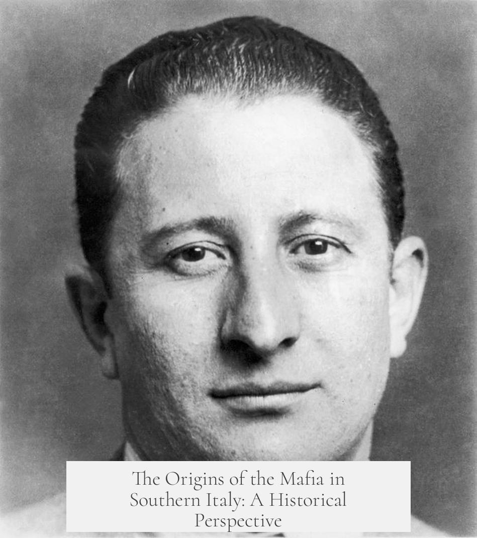 The Origins of the Mafia in Southern Italy: A Historical Perspective