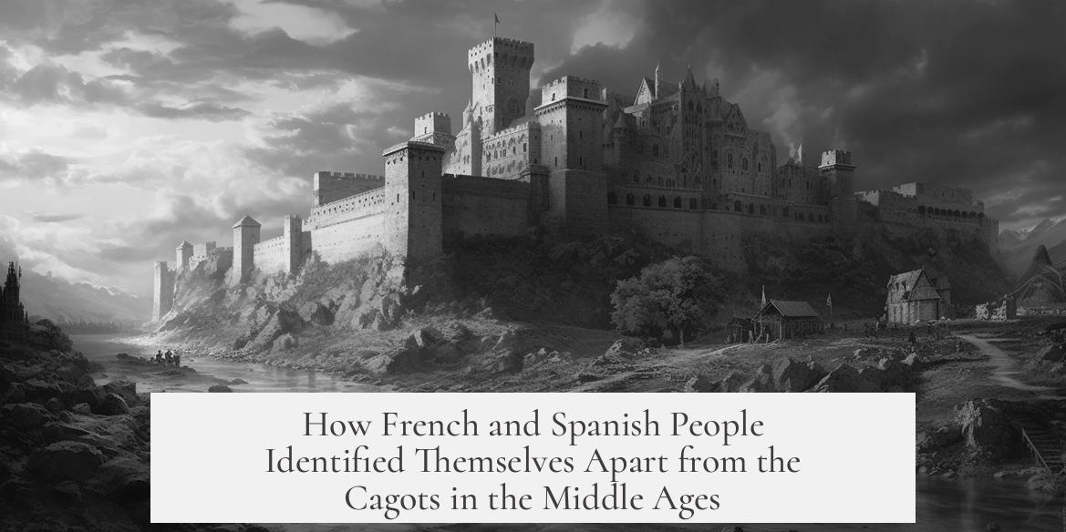 How French and Spanish People Identified Themselves Apart from the Cagots in the Middle Ages