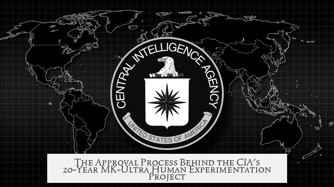 The Approval Process Behind the CIA's 20-Year MK-Ultra Human Experimentation Project