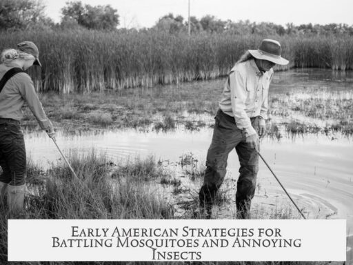 Early American Strategies for Battling Mosquitoes and Annoying Insects