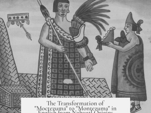 The Transformation of "Moctezuma" to "Montezuma" in English from Nahuatl Origins