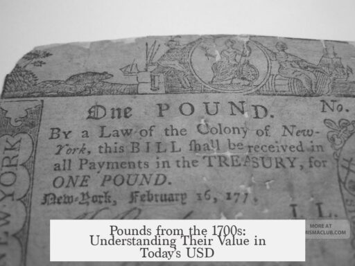 Pounds from the 1700s: Understanding Their Value in Today’s USD