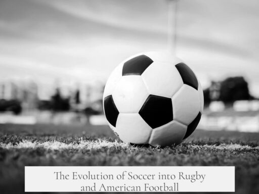 The Evolution of Soccer into Rugby and American Football