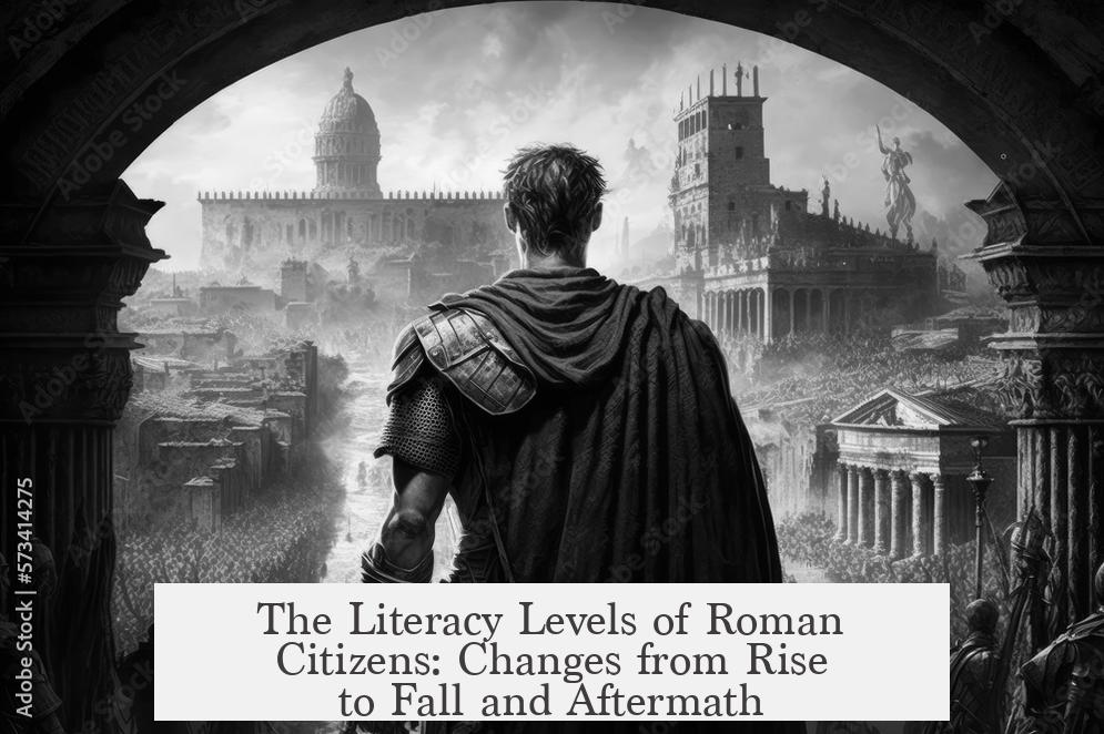The Literacy Levels of Roman Citizens: Changes from Rise to Fall and Aftermath