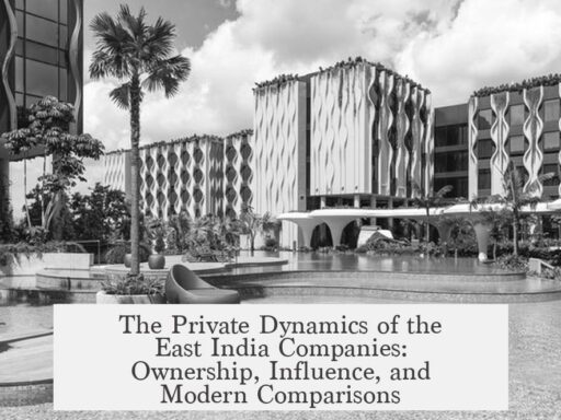 The Private Dynamics of the East India Companies: Ownership, Influence, and Modern Comparisons