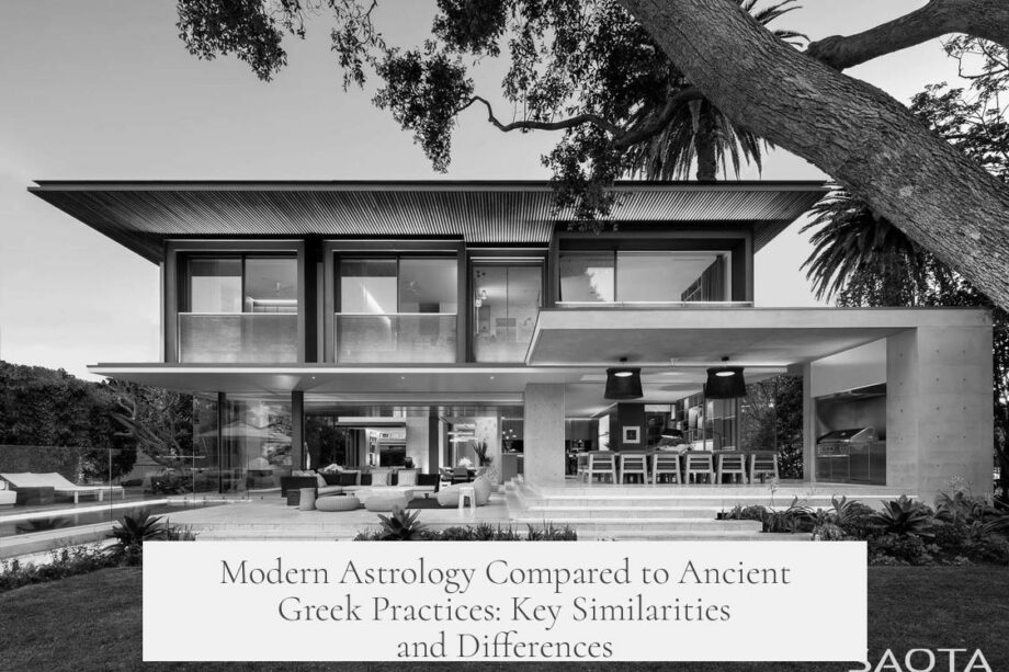 Modern Astrology Compared to Ancient Greek Practices: Key Similarities and Differences