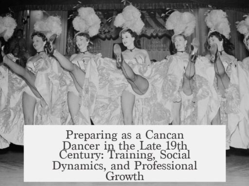 Preparing as a Cancan Dancer in the Late 19th Century: Training, Social Dynamics, and Professional Growth