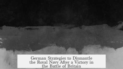 German Strategies to Dismantle the Royal Navy After a Victory in the Battle of Britain