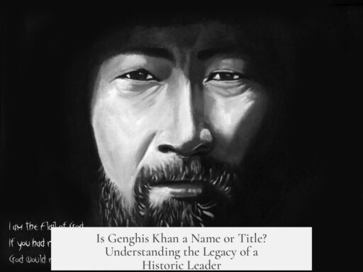 Is Genghis Khan a Name or Title? Understanding the Legacy of a Historic Leader