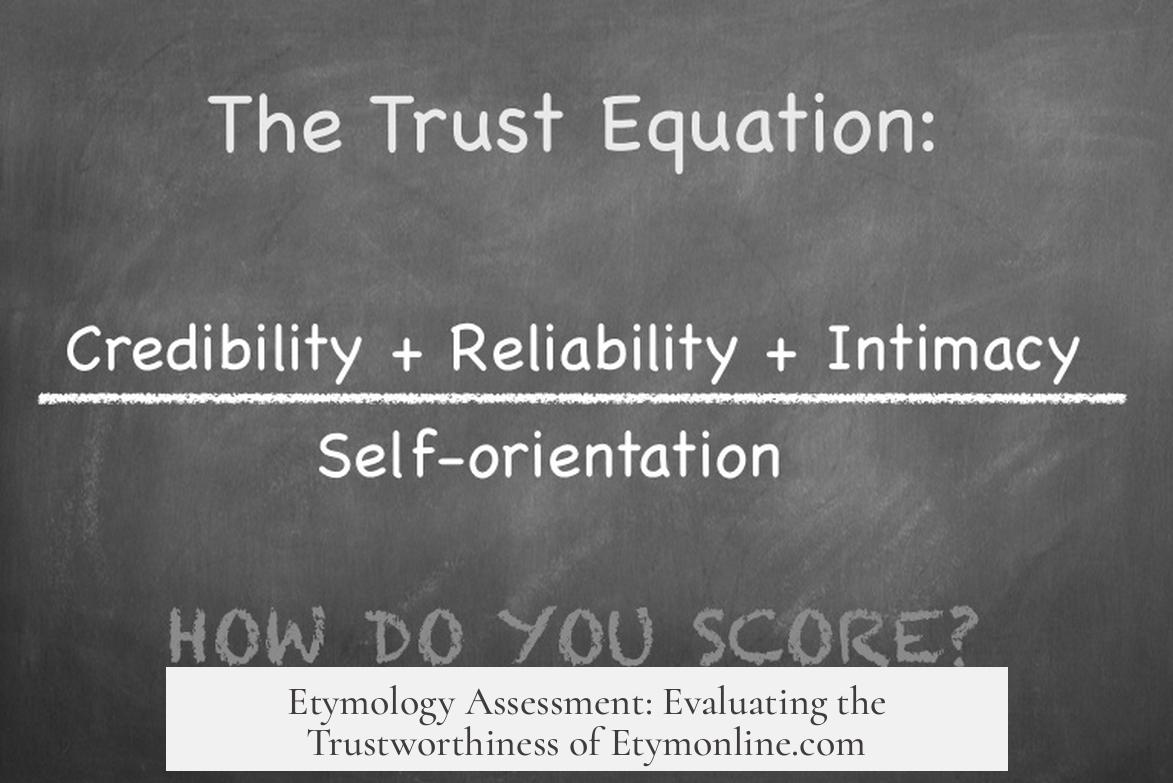 Etymology Assessment: Evaluating the Trustworthiness of Etymonline.com