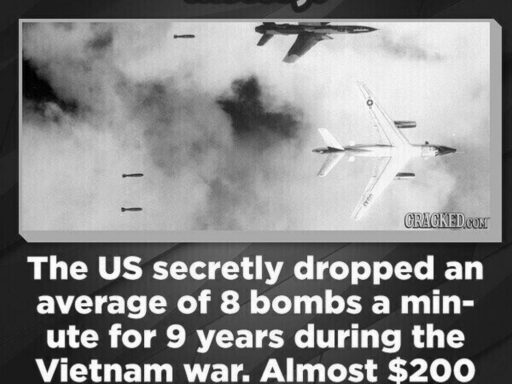 USA's Bombing Campaign: South Vietnam vs. North Vietnam during the Vietnam War