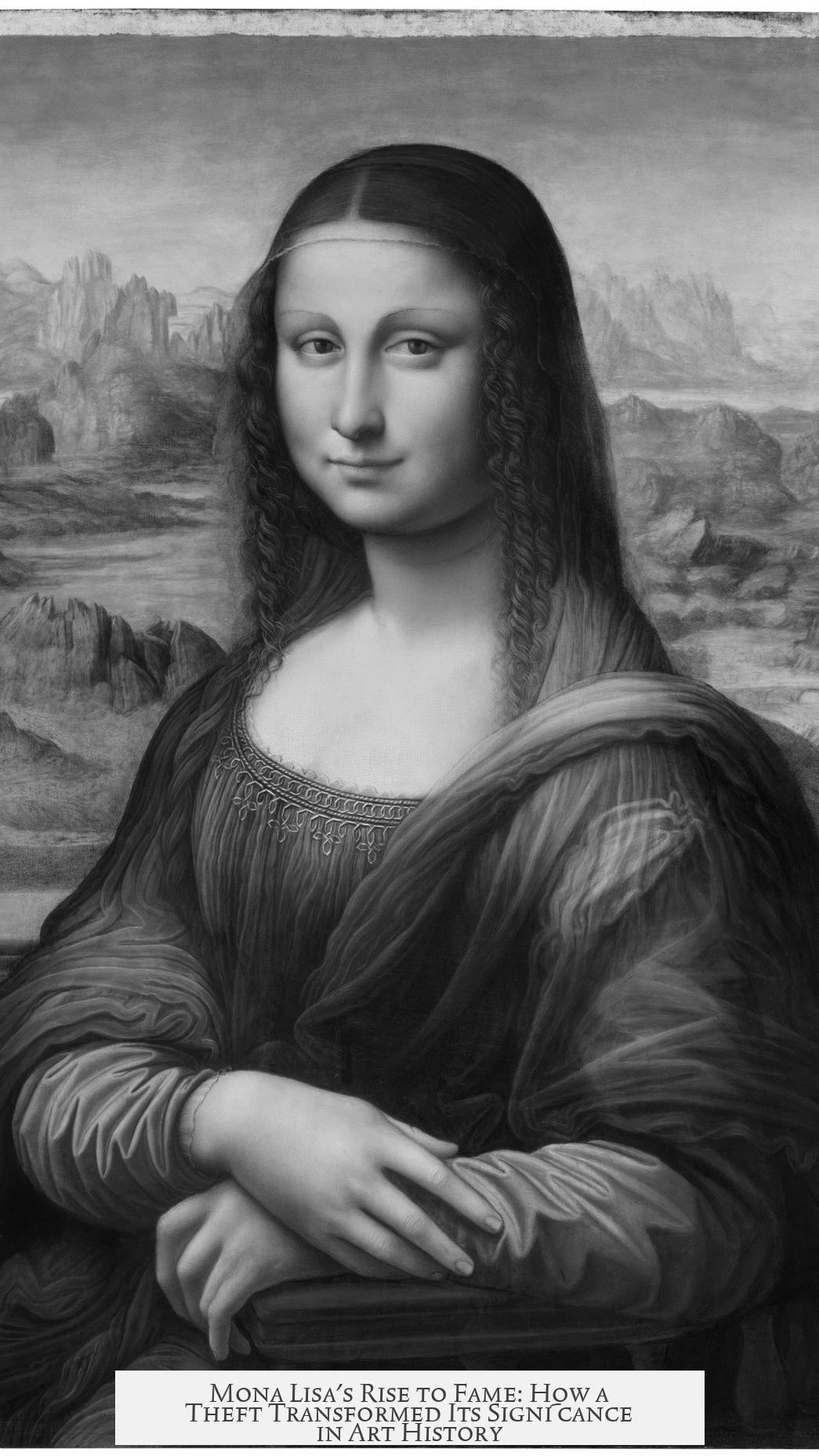 Mona Lisa's Rise to Fame: How a Theft Transformed Its Significance in Art History